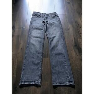 Levis 511 Slim Fit Jeans Faded Black Denim 30x32 Mens Streetwear Grunge